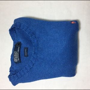 Woven knit crew neck